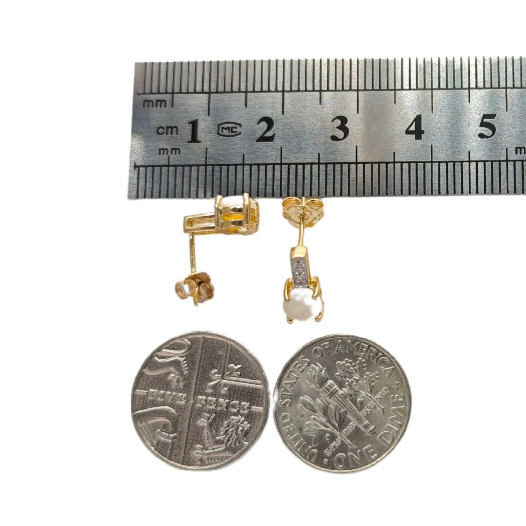 9ct Opal Diamond Earrings Gold Studs Natural Gemstones 1.23ct