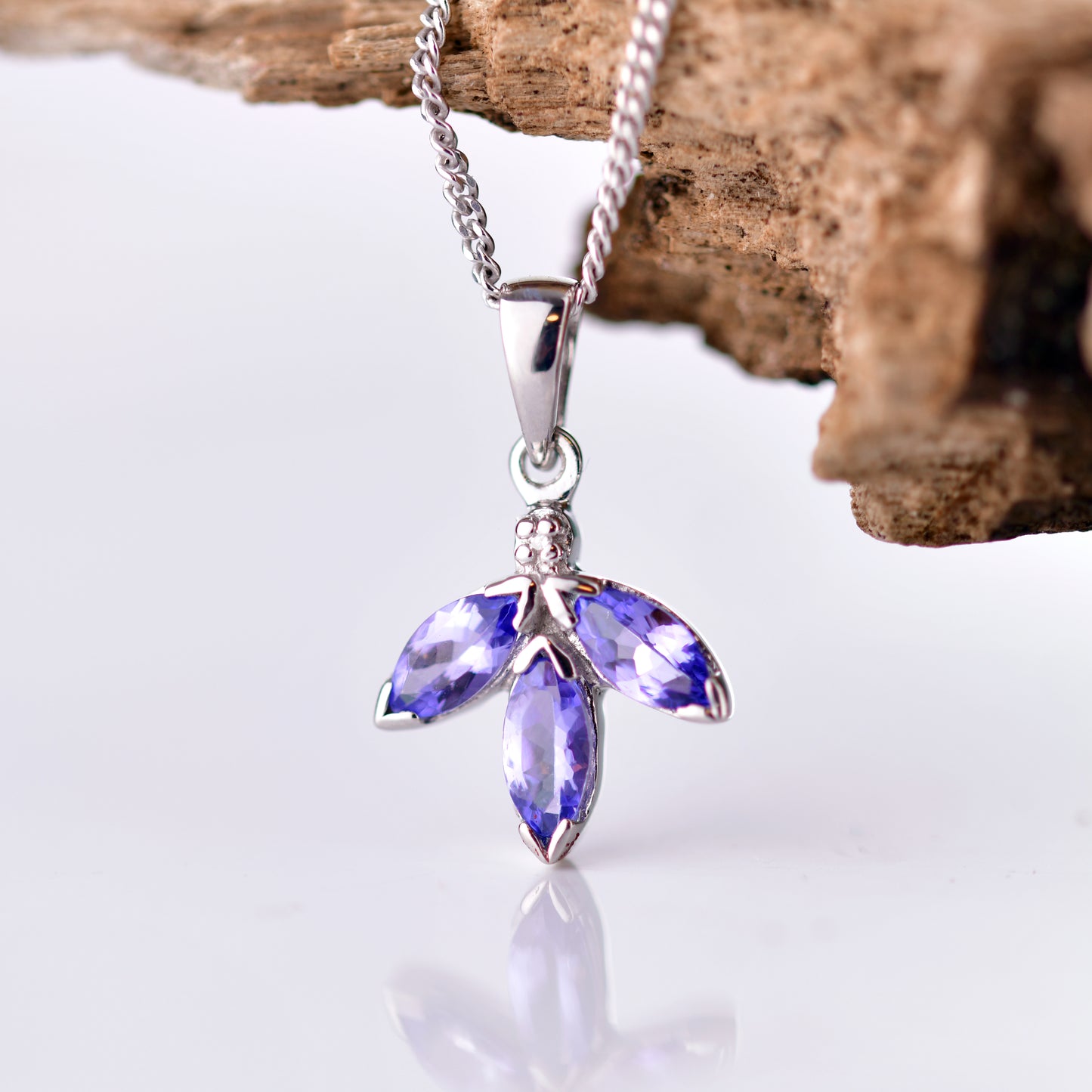 Marquise Tanzanite Diamond Necklace