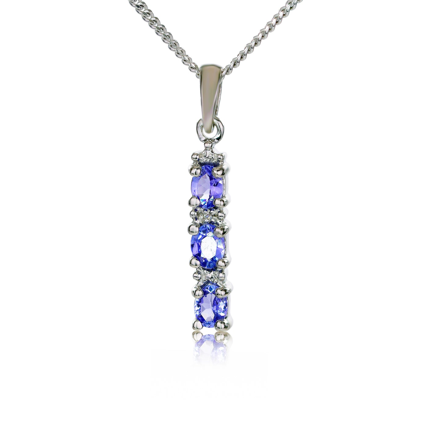 Tanzanite Diamond Necklace