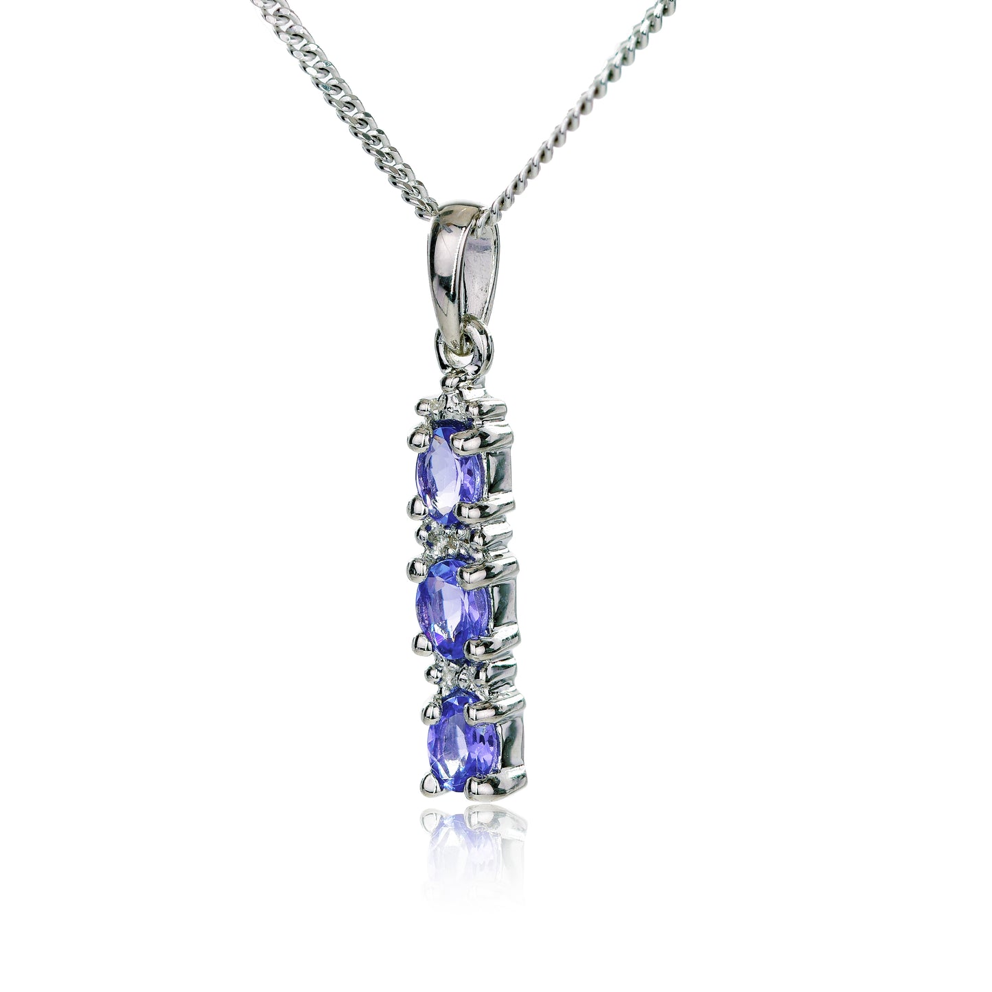 Tanzanite Diamond Necklace