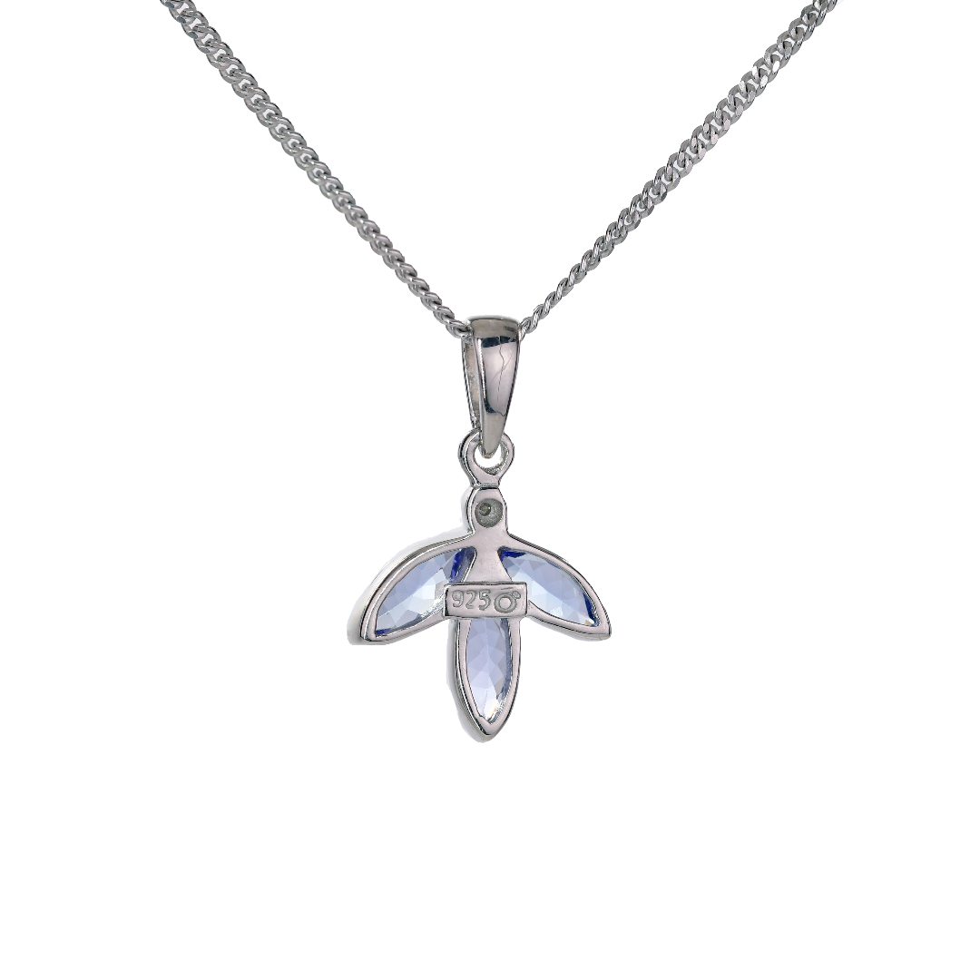 Marquise Tanzanite Diamond Necklace