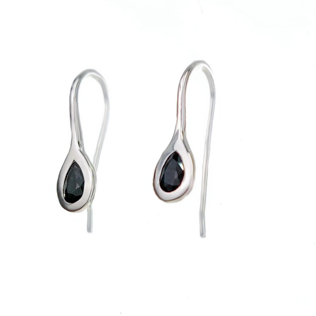 Sapphire Dangle Earrings 0.6ct