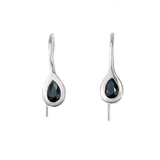 Sapphire Dangle Earrings 0.6ct