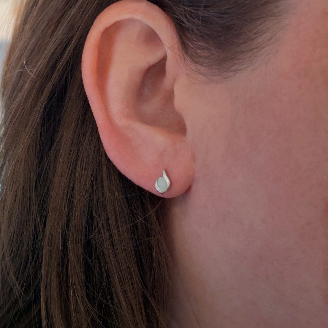 Opal Stud Earrings