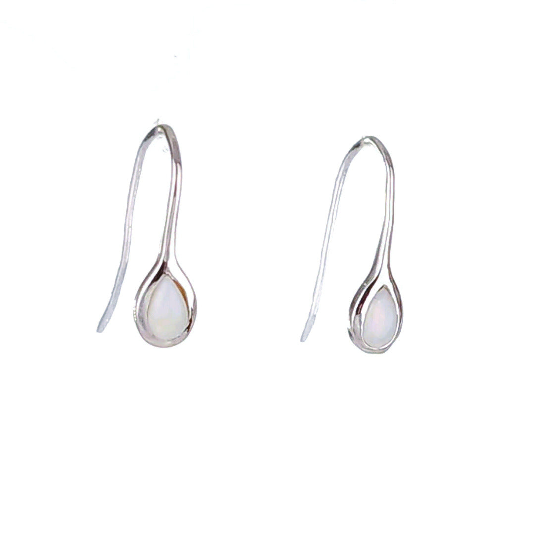 Dangle Opal Earrings