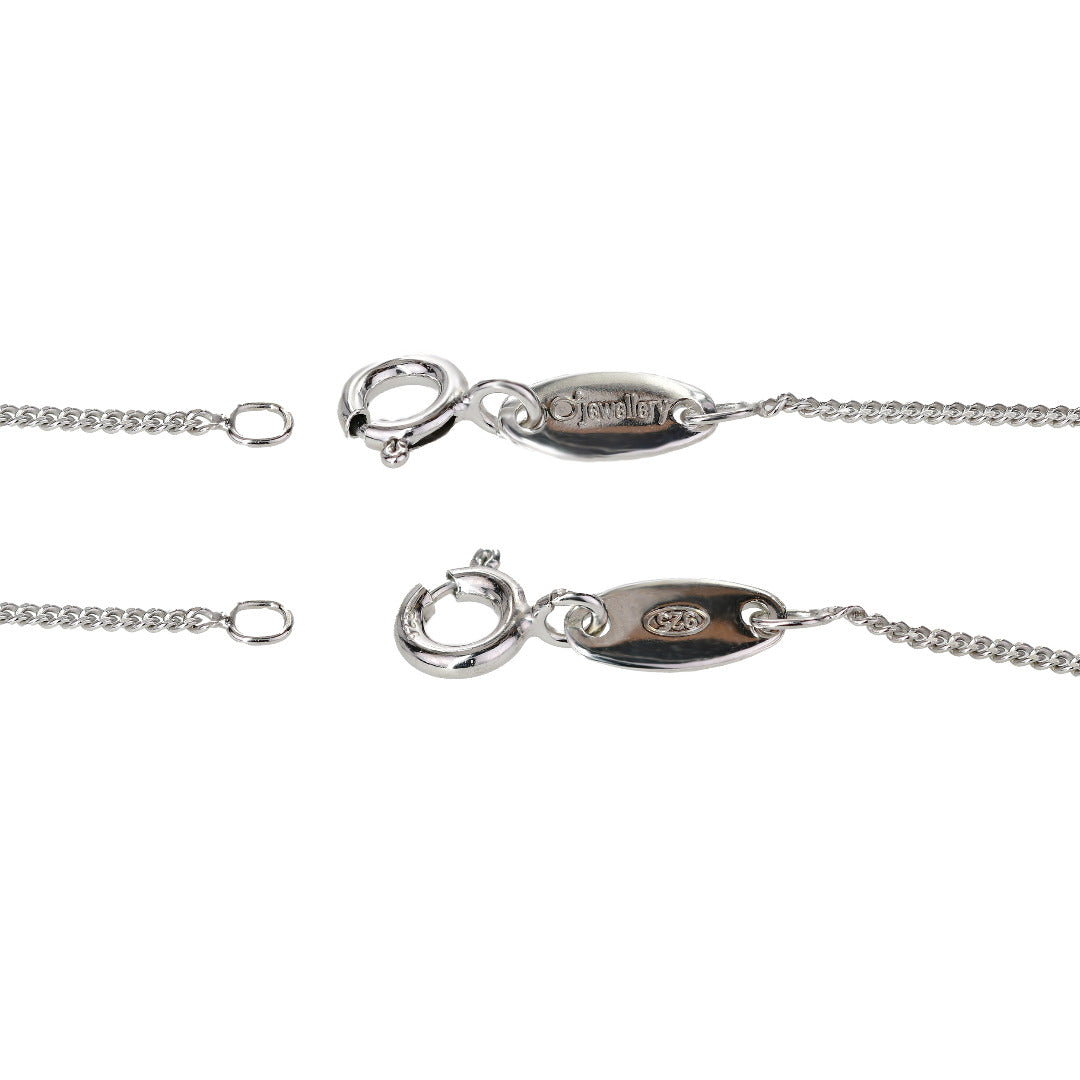 Ojewellery curb chain sterling silver