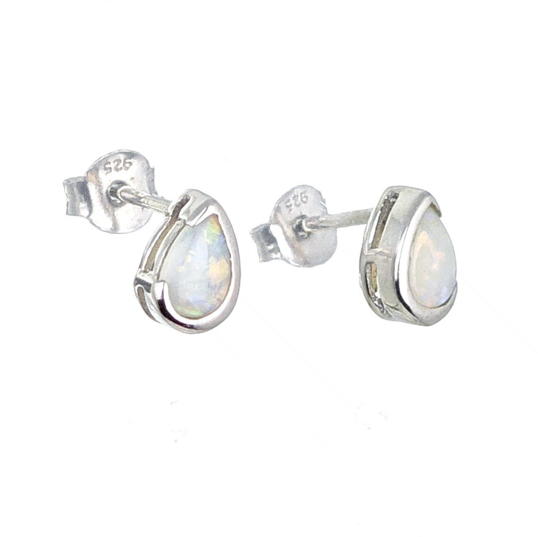 Opal Stud Earrings