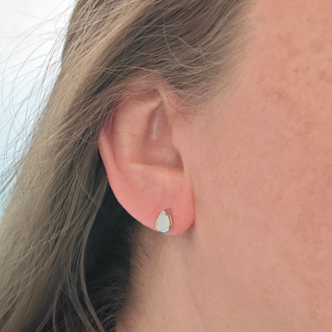 Opal Stud Earrings