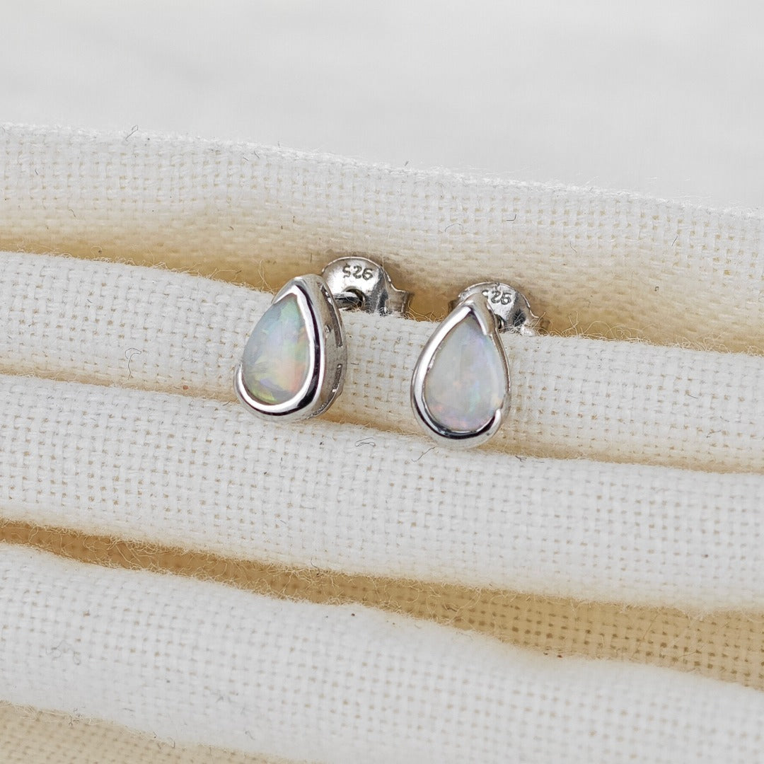 Opal Stud Earrings