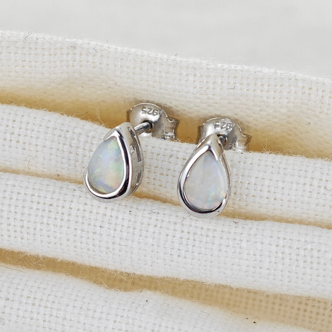 Opal Stud Earrings