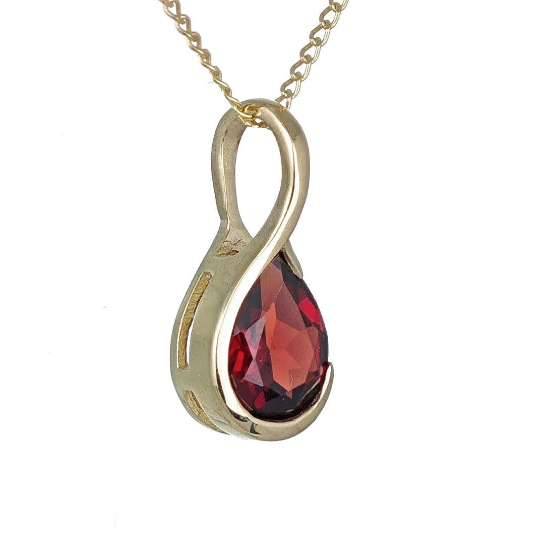 Red gemstone store necklace