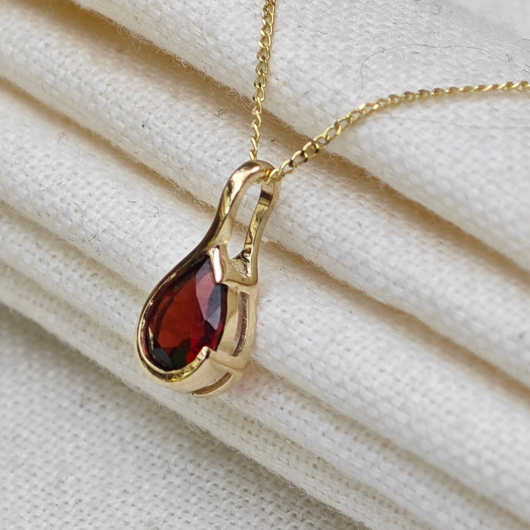 Pomegranate Seed Necklace Realistic Garnet Jewelry Best Hand - Inspire  Uplift