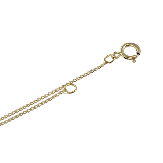 9ct yellow gold chain 0.7mm  Curb Link 16'' - 22