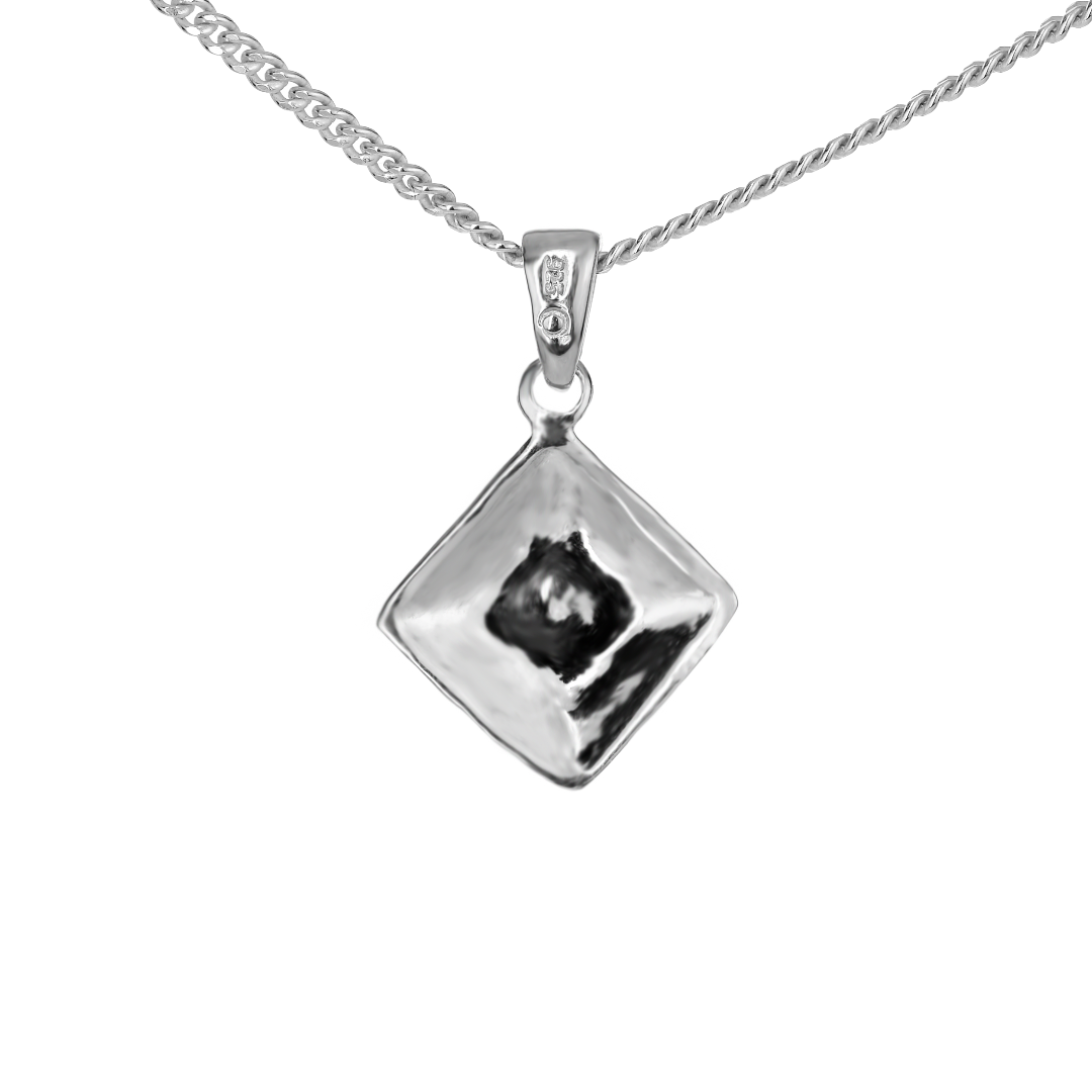 Ojewellery Silver Diamond Necklace Womens