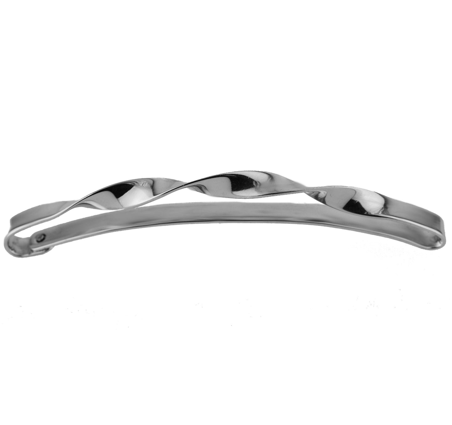 Sterling Silver Hair Clip Twisted Ojewellery UK Design